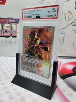 2025 Pokemon Zamazenta 201/182 Sv10: Destined Rivals Holo PSA 10 - Image 2