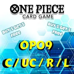 ONE PIECE - OP09 EMPERORS IN THE NEW WORLD - C / UC / R / L SINGLE CARDS ENGLISH - Image 1