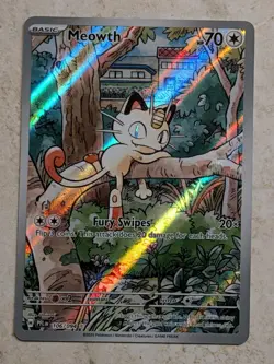 Meowth 106/094 Phantasmal Flames Pokemon Card NMU Near mintU - Image 1