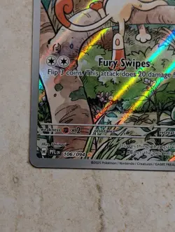 Meowth 106/094 Phantasmal Flames Pokemon Card NMU Near mintU - Image 3