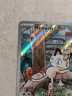 Meowth 106/094 Phantasmal Flames Pokemon Card NMU Near mintU - Image 4