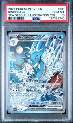 Kingdra EX 131 PSA 10 Gem Mint Scarlet & Violet Promo Pokemon Card - Image 1