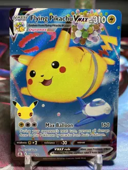 Flying Pikachu VMAX 007/025 Celebrations 25th Anniversary Pokemon Holo - Image 1