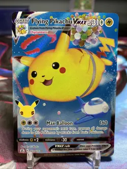 Flying Pikachu VMAX 007/025 Celebrations 25th Anniversary Pokemon Holo - Image 2