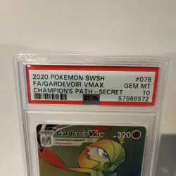 Pokemon Gardevoir VMAX 76/73 Champion's Path Secret Rare Full Art Holo PSA 10 - Image 2
