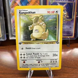 Pokemon Jungle 1st Edition Kangaskhan Holo Rare 5/64 Vintage, Moderately Played - Image 2