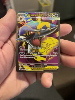 Pokemon TCG: Mega Sharpedo Ex 113/094 Phantasmal Flames Ultra Rare! - Image 1