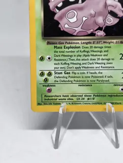 Pokemon TCG Dark Weezing 14/82 Team Rocket Holo Rare - Unlimited - WOTC Vintage - Image 4