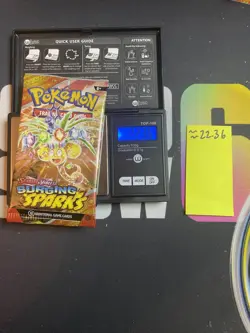 22.36g VERY HEAVY Surging Sparks Pokemon Sealed Booster Pack New SIR/HRU - Image 1