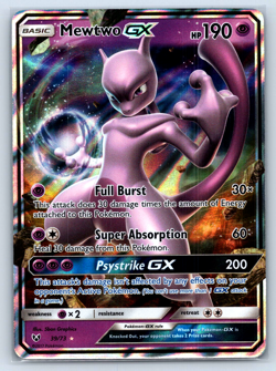 Pokemon TCG Shining Legends 39/73 Mewtwo GX NM - Image 1