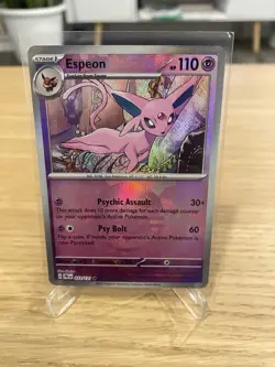 Pokemon TCG Espeon (Poke Ball Pattern) 033/131 SV: Prismatic Evolutions Card NM - Image 1