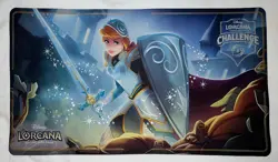 Lorcana Cinderella Stouthearted Foil DLC Challenge Playmat NEW UNUSED with Tube - Image 1