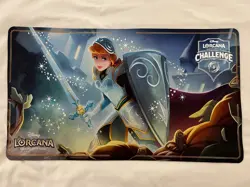 Lorcana Cinderella Stouthearted Foil DLC Challenge Playmat NEW UNUSED with Tube - Image 2