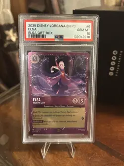 PSA 10 Elsa - The Fifth Spirit 6 Disney Lorcana Promo Cards Holo - Image 1
