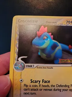 Croconaw 27/101 Reverse Holo Stamp Pokemon TCG Card EX Dragon Frontiers NM - Image 4