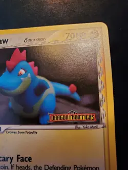 Croconaw 27/101 Reverse Holo Stamp Pokemon TCG Card EX Dragon Frontiers NM - Image 5