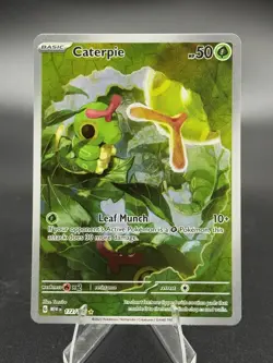 Caterpie - 172/165 - Scarlet & Violet 151 - Illustration Rare - NM - Pokemon TCG - Image 1