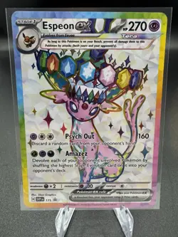 Espeon ex SVP175 Sv: Scarlet & Violet Promo Cards Holo - Image 1