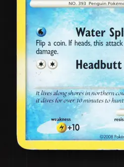 Piplup 71/100 Majestic Dawn HP Pokemon Card TCG - Image 2