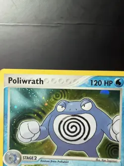 Poliwrath 11/112 EX FireRed & LeafGreen Holo Rare Pokemon Card TCG Holographic - Image 5