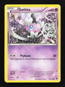 Gothita 32/124 LP Fates Collide English Pokemon Card TCG - Image 1