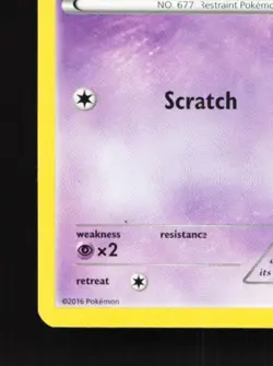 Espurr 58/122 LP BREAKpoint English Pokemon Card TCG - Image 2