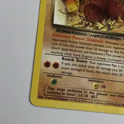 🔥 Dark Dugtrio #23/82 Unlimited Rare HP | Team Rocket 2000 Pokemon Card - Image 3