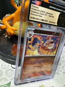 Flareon 136/165 Reverse PokeBall - CGC Pristine 10 - Japanese 151 - Pokemon TCG - Image 2