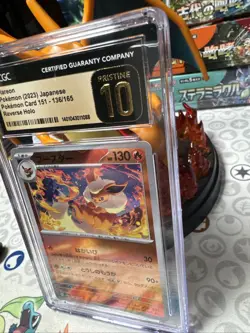 Flareon 136/165 Reverse PokeBall - CGC Pristine 10 - Japanese 151 - Pokemon TCG - Image 3