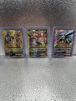 Pokemon XY Evolutions Mega M Charizard Venusaur Blastoise EX FULL ART RAW - Image 1