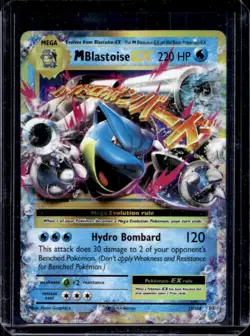 2016 Pokemon XY Evolutions Mega Blastoise EX Holo #22/108 - Image 1