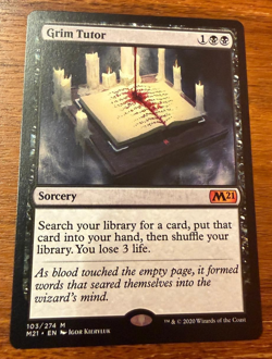 Grim Tutor - Mythic, Core Set 2021 / M21 (MTG) NM - Image 1