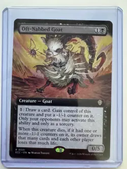 Oft-Nabbed Goat (Extended Art) Commander: Lorwyn Eclipsed Non-Foil #0031 NM ENG - Image 1