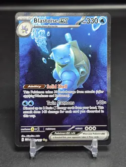 Pokemon Blastoise EX 200/165 Special Illustration Rare SV Scarlet & Violet 151 - Image 1