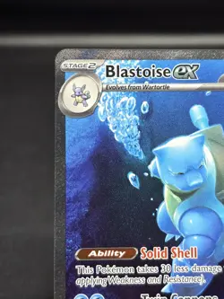 Pokemon Blastoise EX 200/165 Special Illustration Rare SV Scarlet & Violet 151 - Image 2