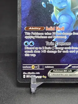 Pokemon Blastoise EX 200/165 Special Illustration Rare SV Scarlet & Violet 151 - Image 5