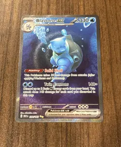 Blastoise ex 200/165 Sv: Scarlet & Violet 151 Holo Special Illustration Rare - Image 1