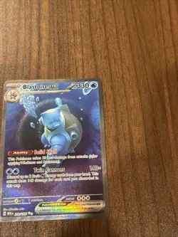 Blastoise ex 200/165 Sv: Scarlet & Violet 151 Holo Special Illustration Rare - Image 3
