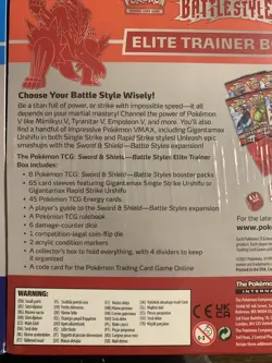Pokemon Sword and Shield Battle Styles Elite Trainer Box TWO EACH And Lunch Box 820650808357 - Image 4