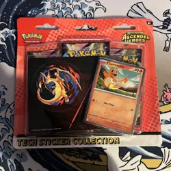 Pokemon TCG Mega Evolution Ascended Heroes Tech Sticker Collection - Charmander - Image 1