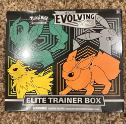 Pokemon TCG Sword & Shield Evolving Skies Elite Trainer Box Sealed - Image 1