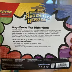 Pokemon TCG Ascended Heroes 3 Pack Blister Gastly | Brand New Sealed - Image 2