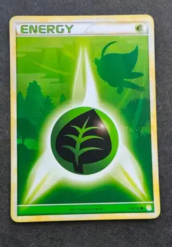 Grass Energy Heartgold Soulsilver 115/123 Pokemon TCG NP/LP - Image 1