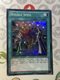 Double Spell LCYW-EN065 1st Super Rare Yugioh Card 1st Edition - Image 1