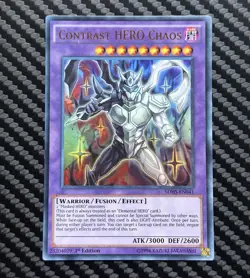 Contrast HERO Chaos SDHS-EN041 Ultra Rare Holo Yugioh TCG - Image 1