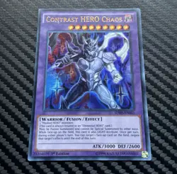 Contrast HERO Chaos SDHS-EN041 Ultra Rare Holo Yugioh TCG - Image 2