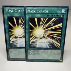 2x Yugioh Mask Change LEHD-ENA21 1st Common - LP-NM 💎 - Image 1