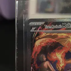 Pokemon Team Rocket's Moltres EX SIR Stamped Promo Destined Rivals 229/182 NM - Image 2