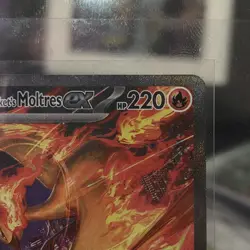 Pokemon Team Rocket's Moltres EX SIR Stamped Promo Destined Rivals 229/182 NM - Image 3