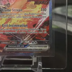 Pokemon Team Rocket's Moltres EX SIR Stamped Promo Destined Rivals 229/182 NM - Image 4